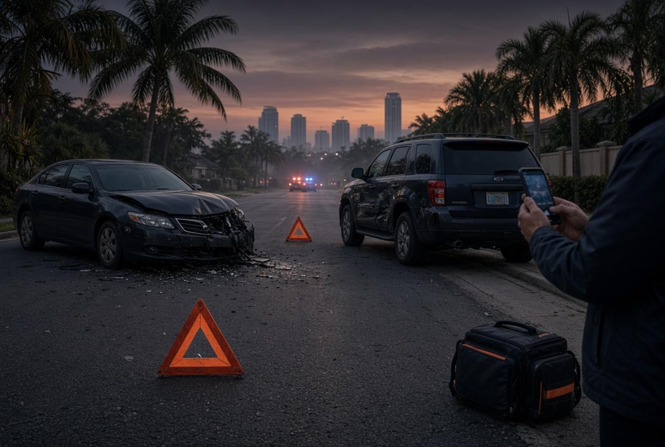 Acidente de carro em orlando